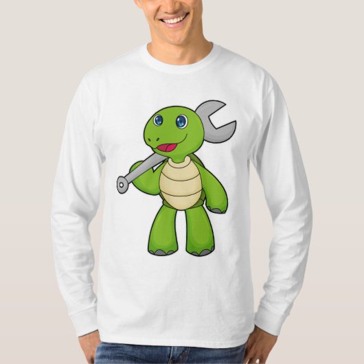 Turtle Mechanic WFrench T-shirt (Voorkant)