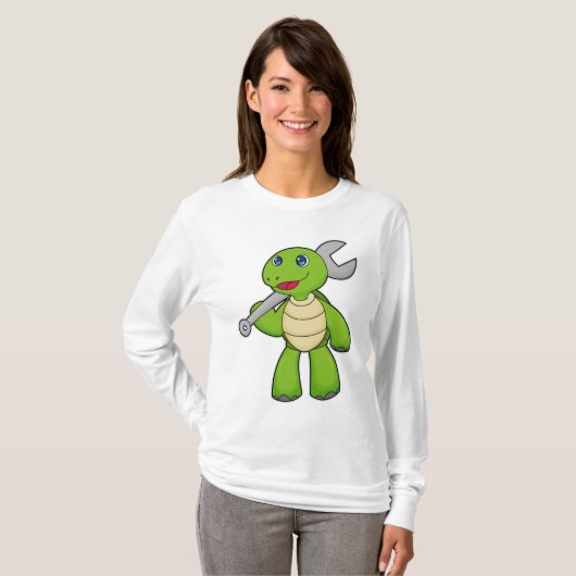 Turtle Mechanic WFrench T-shirt (Voorkant volledig)