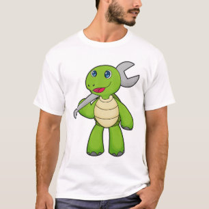 Turtle Mechanic WFrench T-shirt