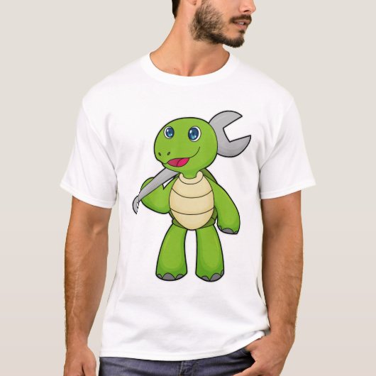 Turtle Mechanic WFrench T-shirt (Voorkant)