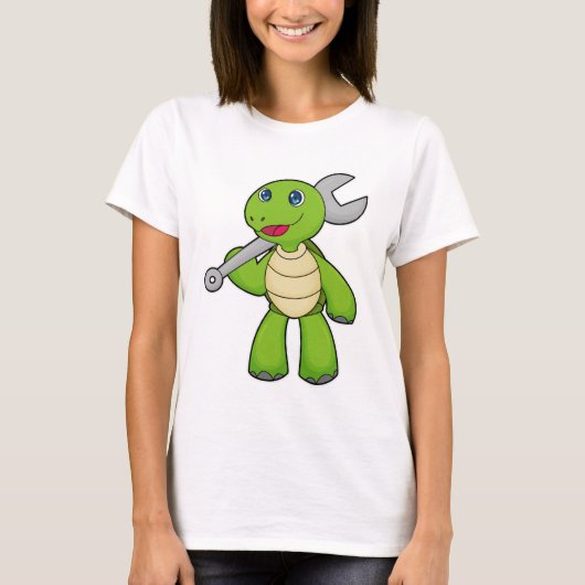 Turtle Mechanic WFrench T-shirt (Voorkant)