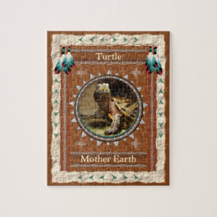 Turtle Moeder Aarde Energie Legpuzzel
