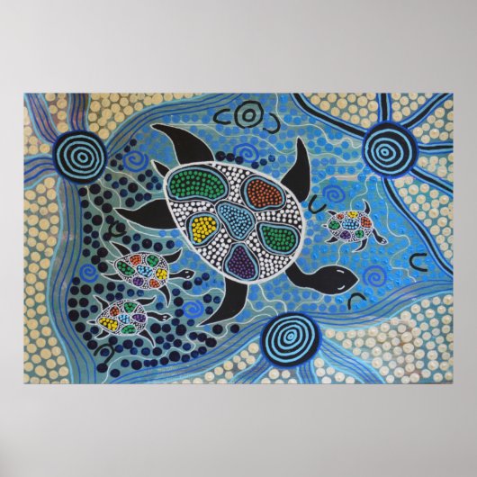 Turtle Moeder Poster (Voorkant)