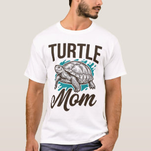 Turtle Moeder Vintage Gravure Vector Design_1 T-shirt