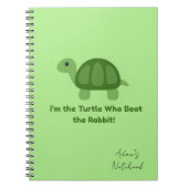 Turtle Motivation Spiral Notitieboek (Voorkant)