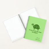 Turtle Motivation Spiral Sketchbook Notitieboek (Binnen)