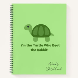 Turtle Motivation Spiral Sketchbook Notitieboek