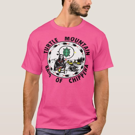 Turtle Mountain Band van Chippewa T-shirt (Voorkant)