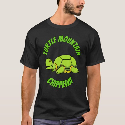 Turtle Mountain Chippewa Turtle T T-shirt (Voorkant)