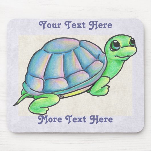 Turtle Mousepad Muismat (Voorkant)