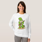 Turtle Musician Guitar Music T-shirt (Voorkant volledig)