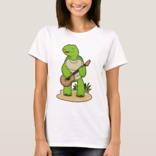 Turtle Musician Guitar Music T-shirt