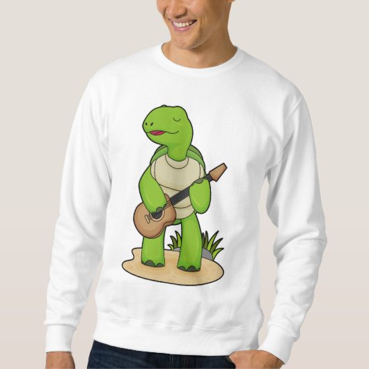 Turtle Musician Guitar Music Trui (Voorkant)