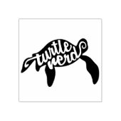 Turtle Nerd Rubberstempel (Afrduk)