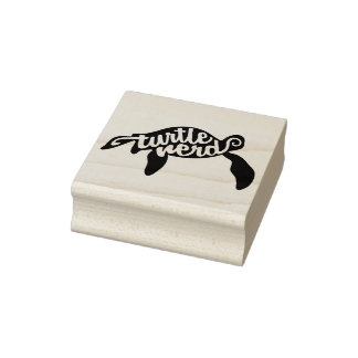 Turtle Nerd Rubberstempel