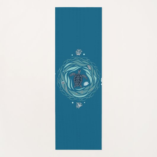 Turtle, Non-Slip Yogamat (Voorkant)
