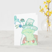 Turtle Notecard Kaart (Gele Bloem)