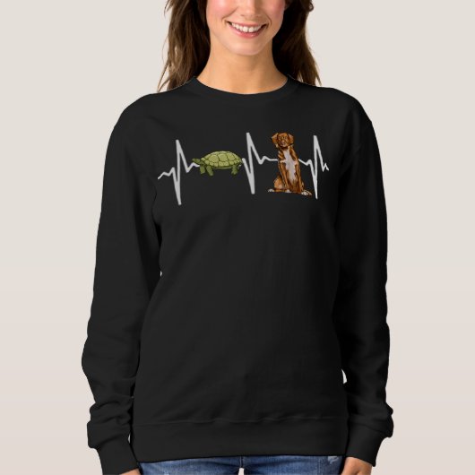 Turtle Nova Scotia Duck Tolling Retrievers Heartbe Trui (Voorkant)