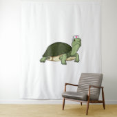 Turtle Nurse Wandkleed (In situ)