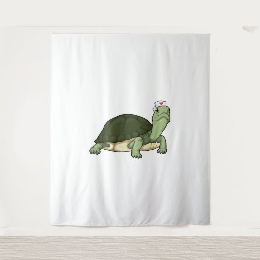 Turtle Nurse Wandkleed (Voorkant)