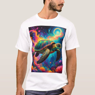 Turtle of the Eternal Current T-shirt
