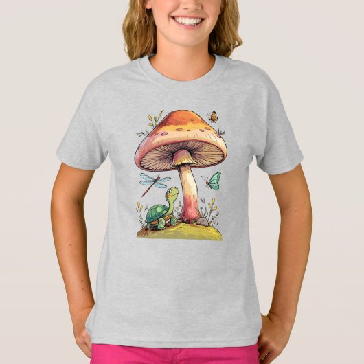 Turtle On A Hill T-shirt (Voorkant)