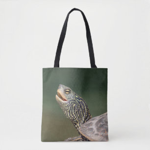 Turtle on LaChute Tote Bag