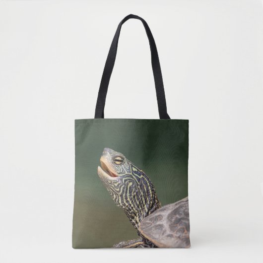 Turtle on LaChute Tote Bag (Voorkant)