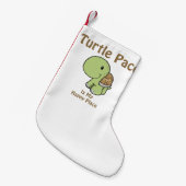 Turtle Pace - Happy Place Kleine Kerstsok (Voorkant (Hangend))