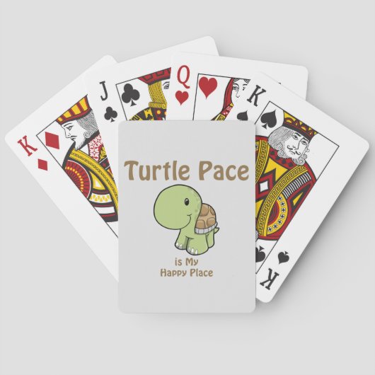 Turtle Pace - Happy Place Speelkaarten (Achterkant)