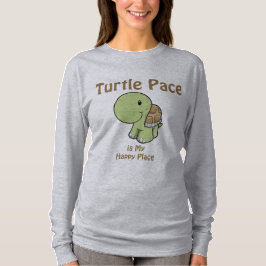 Turtle Pace is mijn gelukkige plek T-shirt
