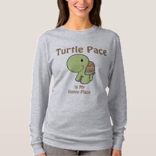 Turtle Pace is mijn gelukkige plek T-shirt
