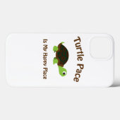 Turtle Pace is mijn Happy Place Case-Mate iPhone Case (Achterkant (horizontaal))