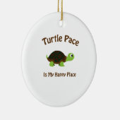 Turtle Pace Keramisch Ornament (Rechts)