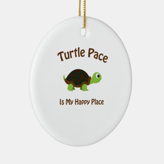 Turtle Pace Keramisch Ornament (Rechts)