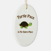 Turtle Pace Keramisch Ornament (Rechts)