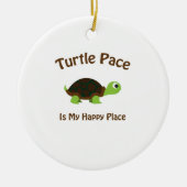 Turtle Pace Keramisch Ornament (Voorkant)