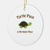 Turtle Pace Keramisch Ornament (Links)