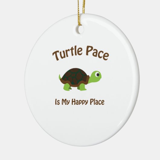 Turtle Pace Keramisch Ornament (Links)