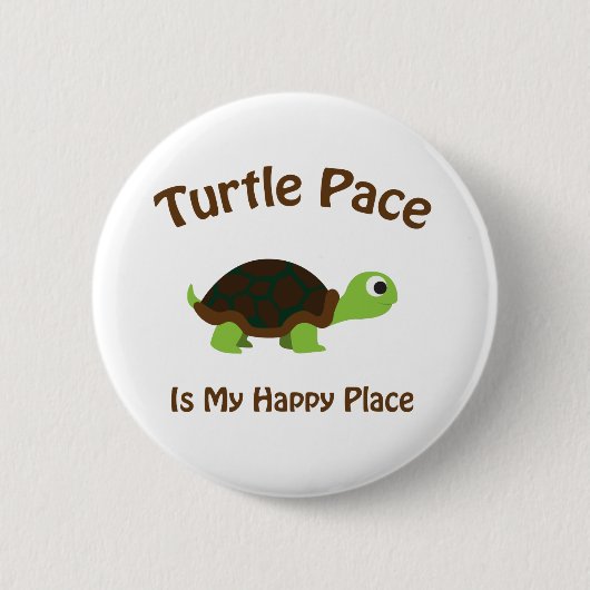 Turtle Pace Ronde Button 5,7 Cm (Voorkant)