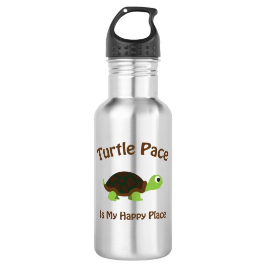 Turtle Pace Waterfles (Voorkant)