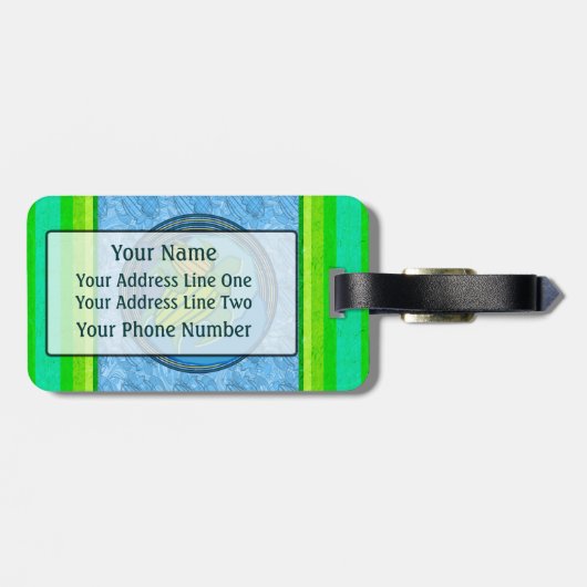 Turtle Pair Bagagelabel (Achterkant horizontaal)