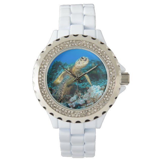 Turtle Pair Horloge (Voorkant)