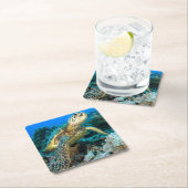 Turtle Pair Kartonnen Onderzetters (Insitu)