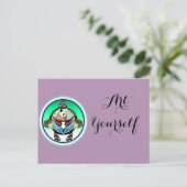 Turtle Panda Briefkaart (Staand voorkant)