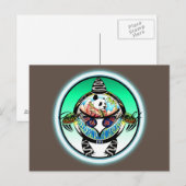 Turtle Panda Briefkaart (Voorkant / Achterkant)