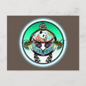 Turtle Panda Briefkaart (Voorkant)