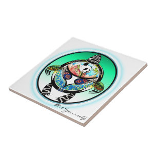 Turtle Panda Tegeltje