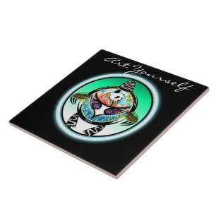 Turtle Panda Tegeltje