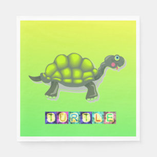 Turtle Paper Napkin Servet